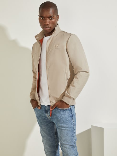 Veste De Vol Amos Gris Sur Orange Dans Combo Guess