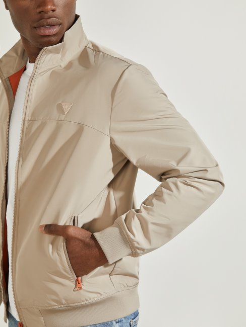 Veste De Vol Amos Gris Sur Orange Dans Combo Guess