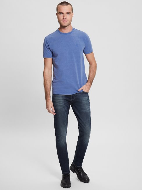 Eli Délavé Tee Papier Indaco Multi Guess