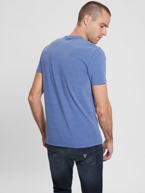 Eli Délavé Tee Papier Indaco Multi Guess