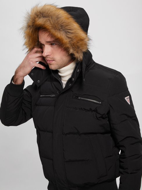 Veste Matelassée David Multi Guess Noir De Jais