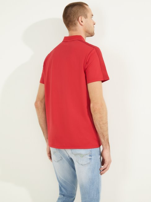 Guess Chili Rouge Paul Pique Tape Polo