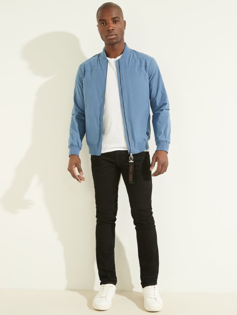 Veste D'aviateur Bleu Confort Rigel Guess