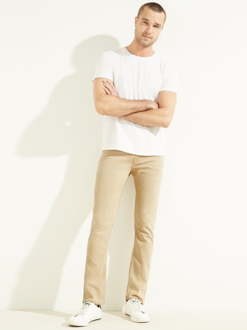 Jeans Fuselés Teints écologiques Jus Caramel Guess