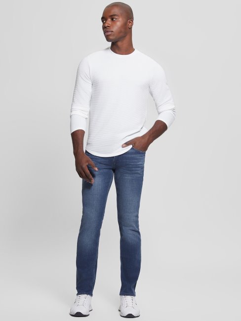 Guess Jean Droit Délavé Delta