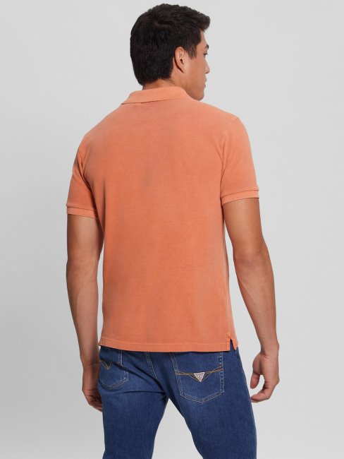 Guess Island Polo Délavé Au Coucher Du Soleil