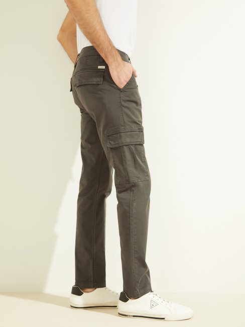 Pantalon Cargo Classique Vert Chasseur Multi Lonta Guess