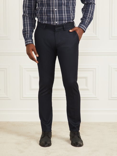 Guess Bleu élégant Eco Ciro Napoli Pantalon