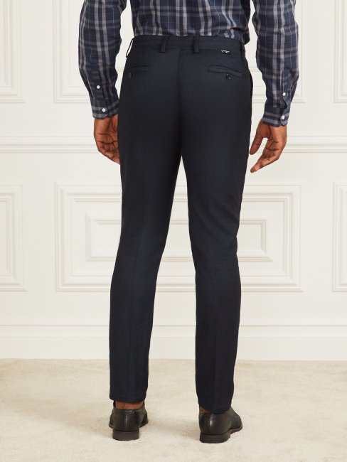 Guess Bleu élégant Eco Ciro Napoli Pantalon