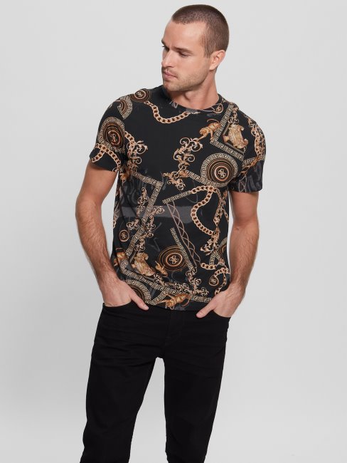 Jet Noir Multi éco Quattro G Tee Guess