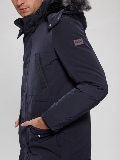 Parka Matelassée Eco Technique Guess Bleu élégant