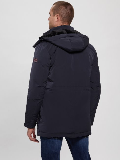 Parka Matelassée Eco Technique Guess Bleu élégant