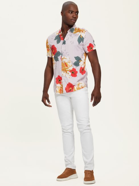 Guess Coquelicots Et Pivoines Chemise éco Coquelicots Imprimé