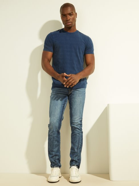 Eli Délavé Tee Guess Indigo Multi