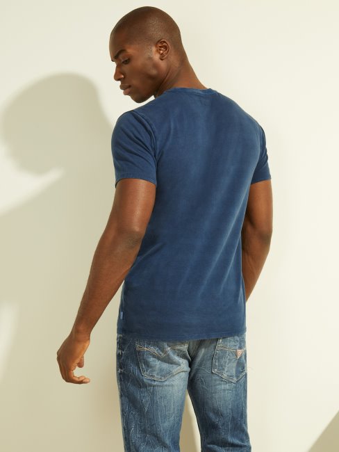 Eli Délavé Tee Guess Indigo Multi