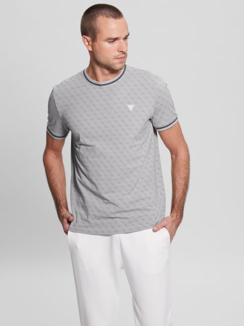 Tee Shirt Guess Eco Marshall 4g Aop Brouillard Bord De Mer