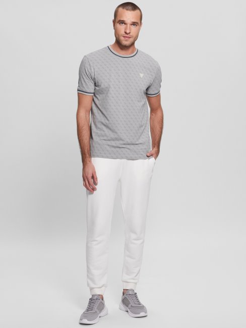 Tee Shirt Guess Eco Marshall 4g Aop Brouillard Bord De Mer