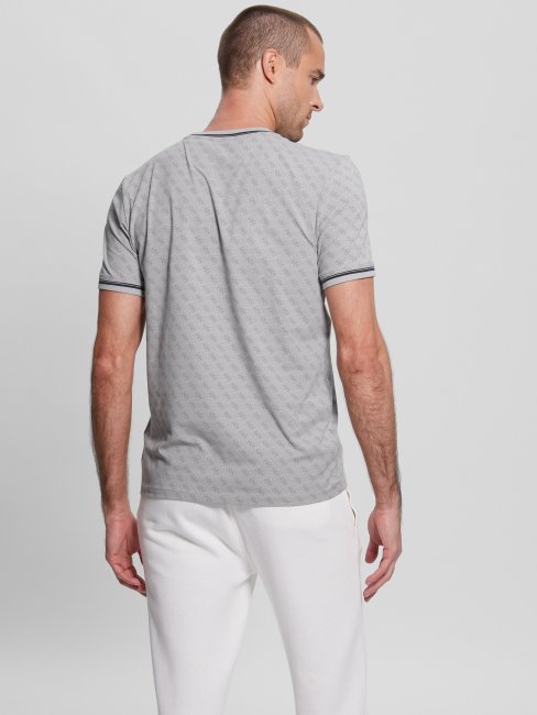 Tee Shirt Guess Eco Marshall 4g Aop Brouillard Bord De Mer