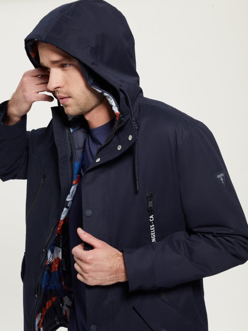 Veste Multi Transformable Bleu élégant Guess