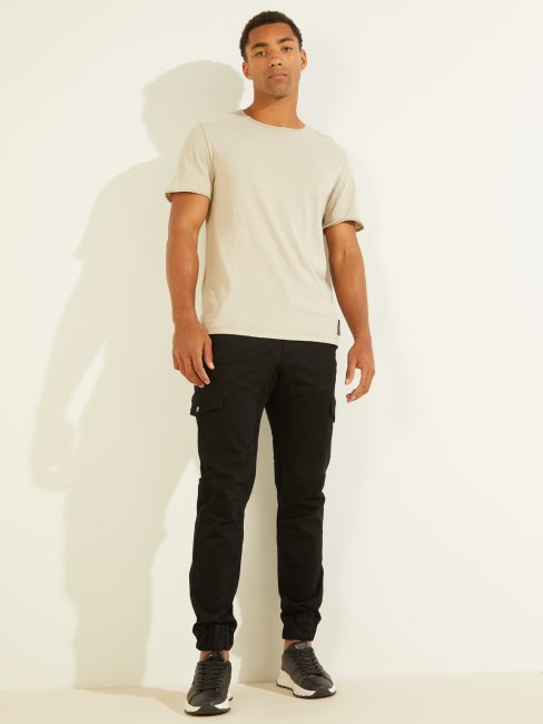 Pantalon Cargo Guess Noir De Jais