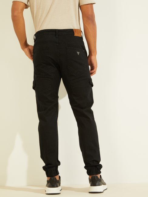 Pantalon Cargo Guess Noir De Jais