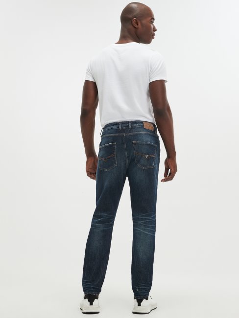 Jean Fuselé Décontracté à Effet Usé Guess Globetrotter