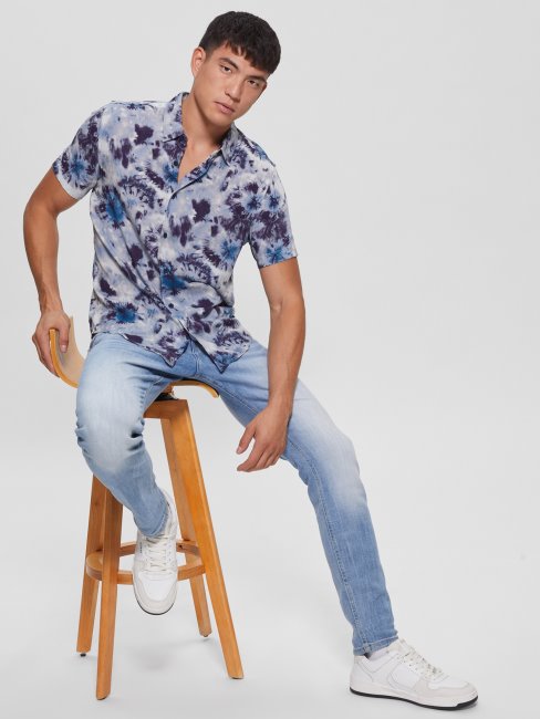 Guess Tie Dye Burst éco Rayonne Tie-dye Birst Nuisette