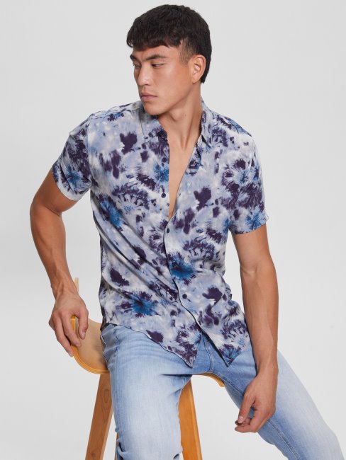 Guess Tie Dye Burst éco Rayonne Tie-dye Birst Nuisette