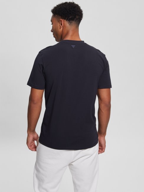 Tee Shirt Guess Eco Alphy Marine Profond