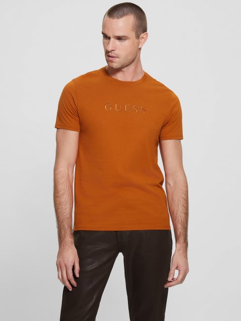 T-shirt à Logo Brodé Guess Ombre Chaude