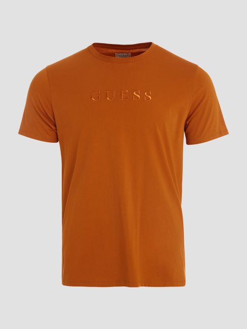 T-shirt à Logo Brodé Guess Ombre Chaude
