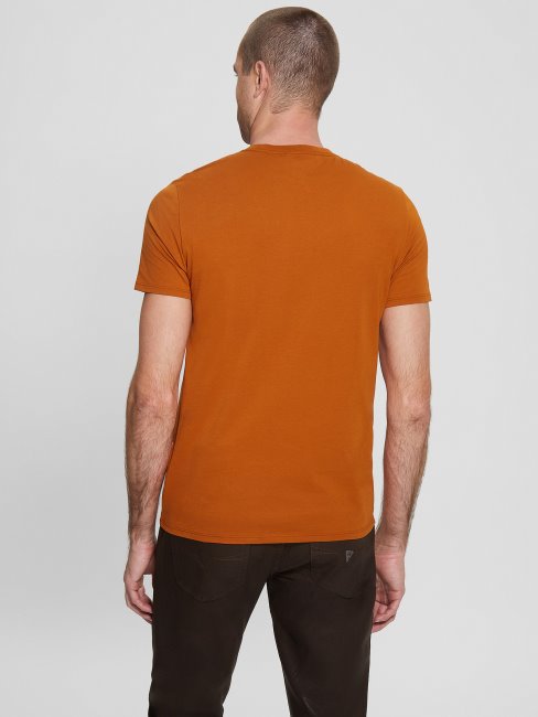 T-shirt à Logo Brodé Guess Ombre Chaude