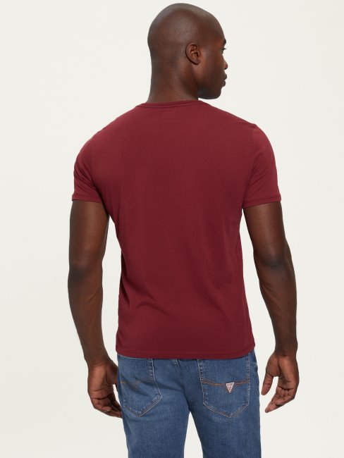T-shirt Logo Brodé Guess Vino
