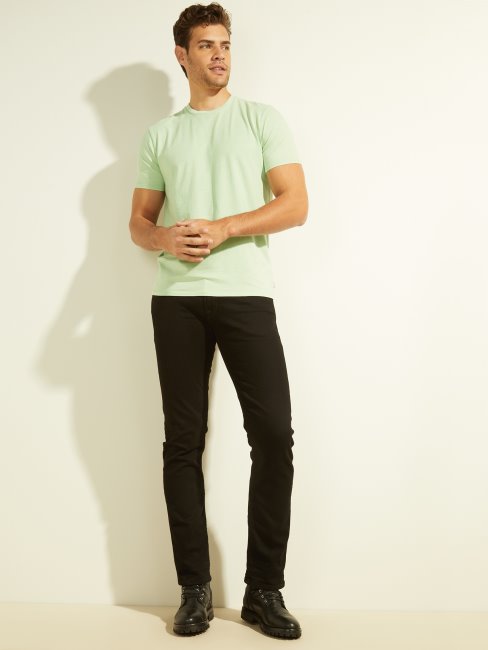 T-shirt Délavé Vert Brumeux Multi Eli Guess