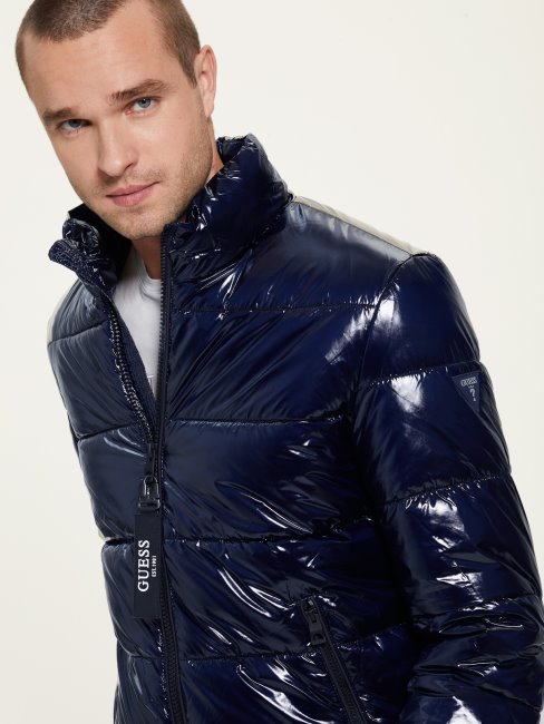 Guess Bleu élégant Doudoune Liquide