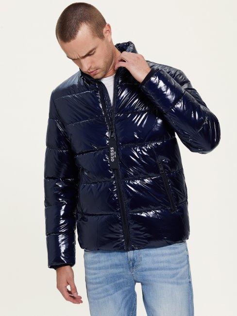 Guess Bleu élégant Doudoune Liquide