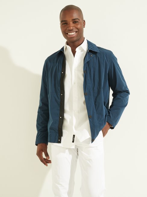 Veste Technique Guess Bleu Soie