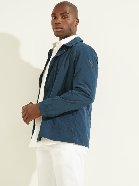 Veste Technique Guess Bleu Soie