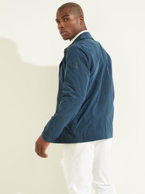 Veste Technique Guess Bleu Soie