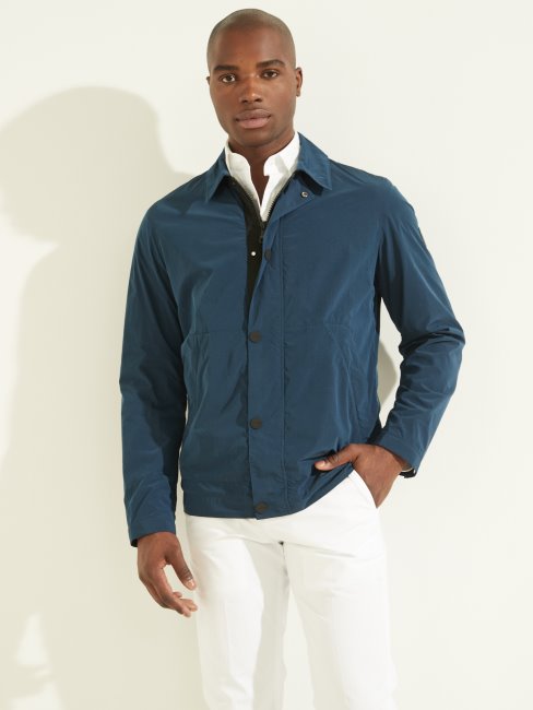 Veste Technique Guess Bleu Soie