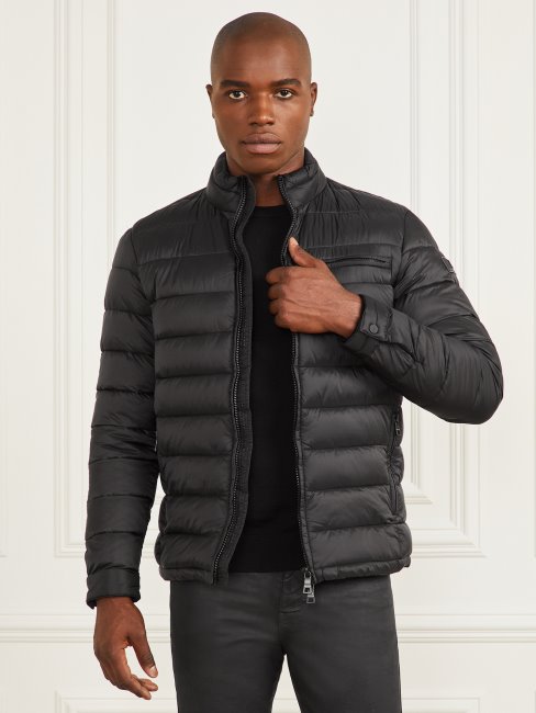 Veste De Motard Matelassée Guess Noir De Jais