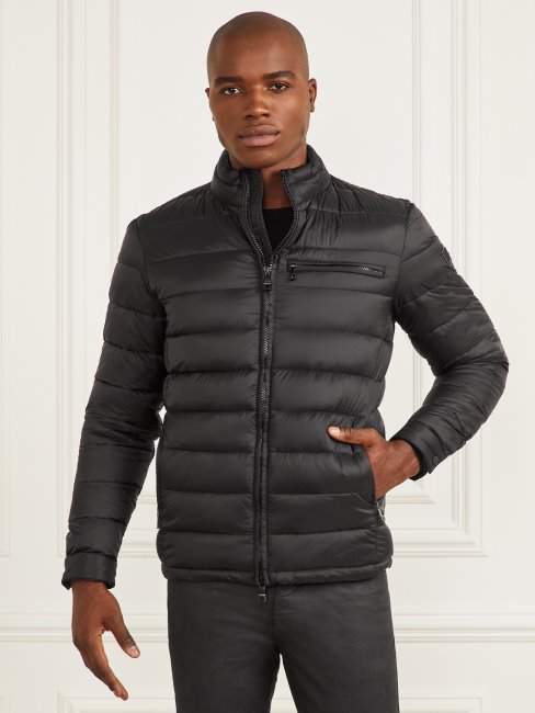 Veste De Motard Matelassée Guess Noir De Jais