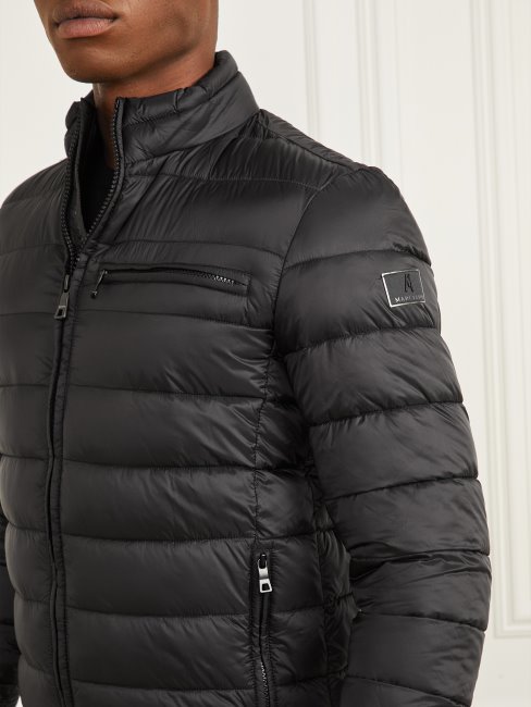 Veste De Motard Matelassée Guess Noir De Jais