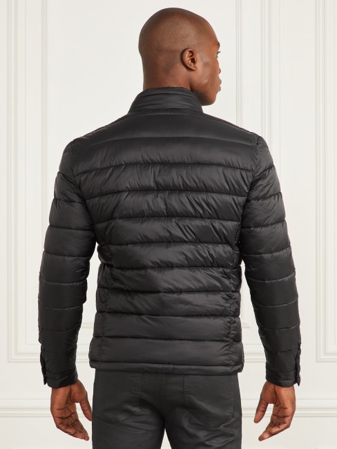 Veste De Motard Matelassée Guess Noir De Jais