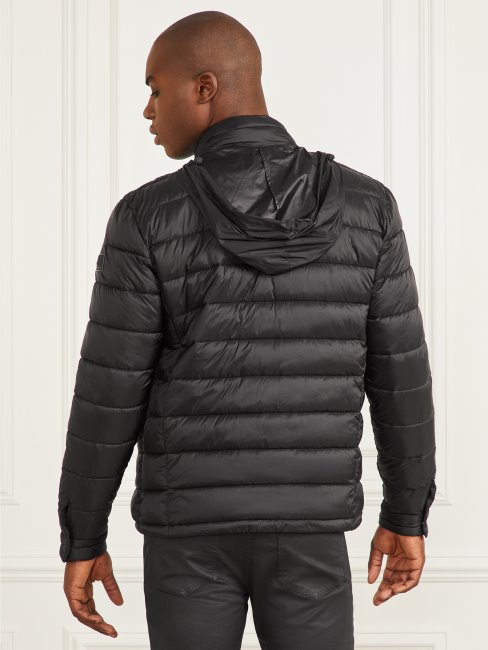 Veste De Motard Matelassée Guess Noir De Jais