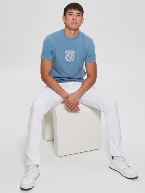 Eco Semyon Tee Parisian Roof Blue Guess