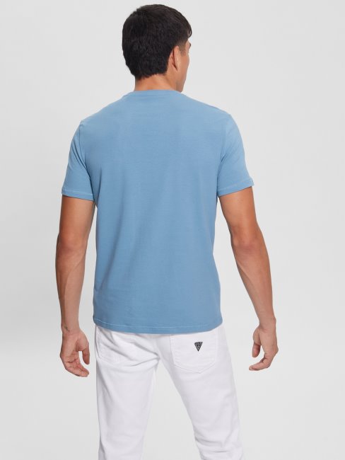 Eco Semyon Tee Parisian Roof Blue Guess