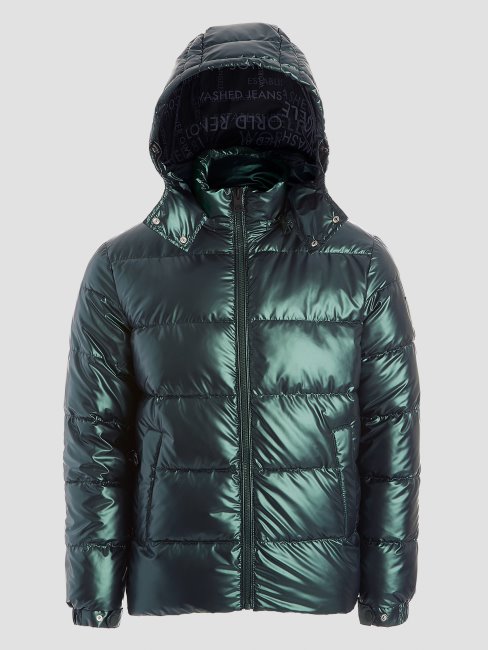 Guess Alpine Grove Veste Matelassée Métallisée