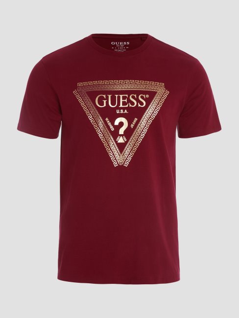 Guess Chaîne Logo Tee Pinot Noir A586