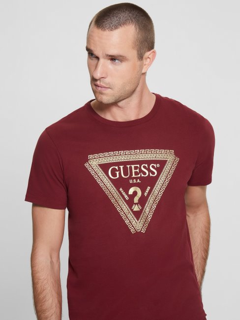 Guess Chaîne Logo Tee Pinot Noir A586